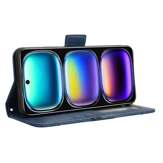 Klapkové puzdro pre Infinix Hot 50i 4G, Card Slot, tmavomodré