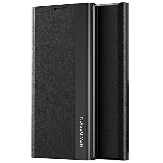 Klapkové puzdro pre Xiaomi Redmi Note 9S/9 Pro/9 Pro Max, Side Magnetic, čierne