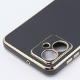 Puzdro pre Motorola Moto G54 5G, Glamour CamShield, čierne