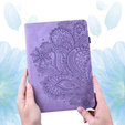 Puzdro s chlopňou pre Xiaomi Redmi Pad SE 11", flower, fialové