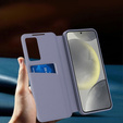 Flipové puzdro pre Samsung Galaxy A56 5G, Smart View Wallet, fialové