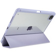 Puzdro pre iPad Pro 12.9" 2022/2021/2020 (6/5/4 gen.), Smartcase Hybrid, so slotom na stylus, fialové