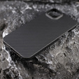 Puzdro pre iPhone 13, Aramid Fiber Cover, čierne