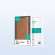Flipové puzdro NILLKIN pre Samsung Galaxy S25 Ultra, CamShield Qin Pro, kožené, hnedé
