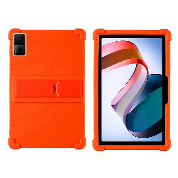 Silikón puzdro pre Xiaomi Redmi Pad SE 11", Impact, pancierovaný, oranžové