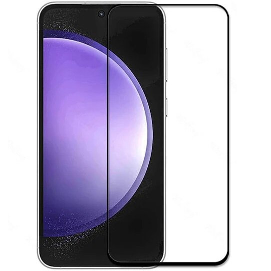 3D tvrdené sklo pre Samsung Galaxy S24 FE, čierny rám