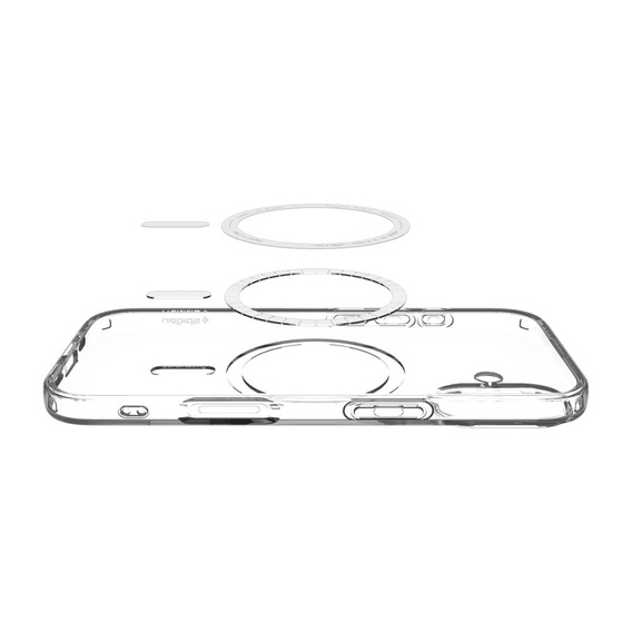 Spigen puzdro pre iPhone 17, Liquid Crystal MagSafe, číre/biele