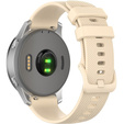 Pasek Silikonowy 18mm do Garmin Vivomove 3S / Vivoactive 4S, Beige