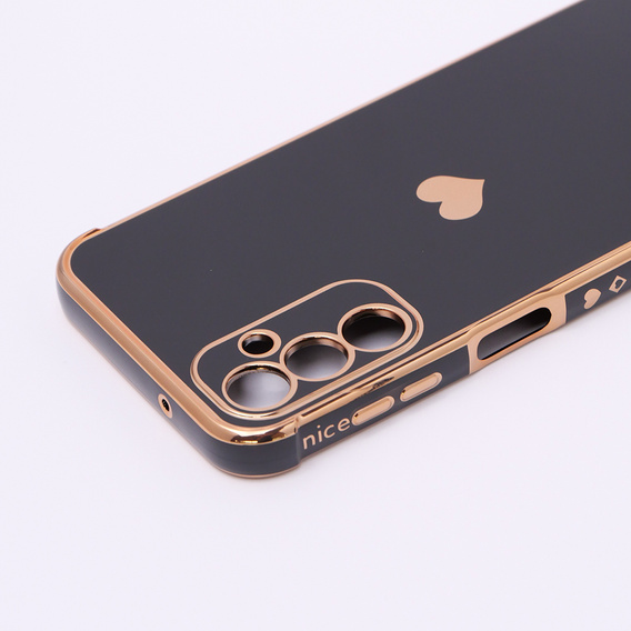 Obal na mobil pre Samsung Galaxy A14 4G/5G, Electro heart, čierne