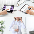 Puzdro pre Samsung Galaxy Tab S10 Lite / S10 FE / S9 FE, Dux Ducis TOBY, ružové