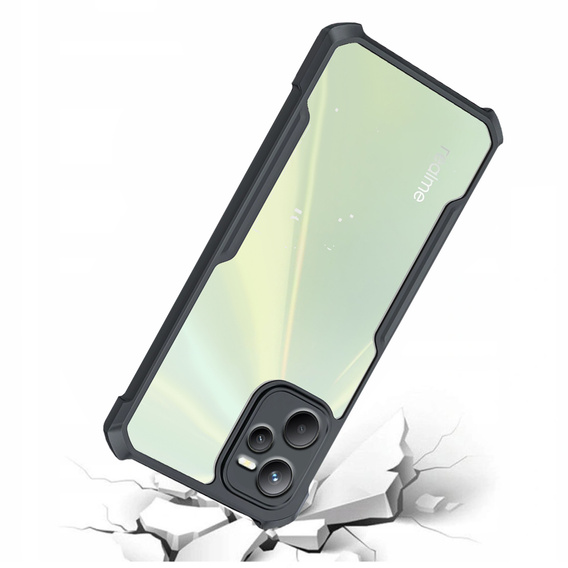 Obal na mobil pre Realme C35, AntiDrop Hybrid, čierne