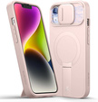 Puzdro pre iPhone 13/14 Suritch Shockproof, Suritch Shockproof, pre MagSafe, ružové