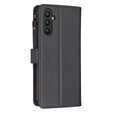 Klapkové puzdro pre Samsung Galaxy A25 5G, Wallet Zipper Pocket, čierne