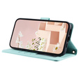 Puzdro s chlopňou pre Samsung Galaxy S25 Ultra, Rhombus Crossbody Leather, zelený
