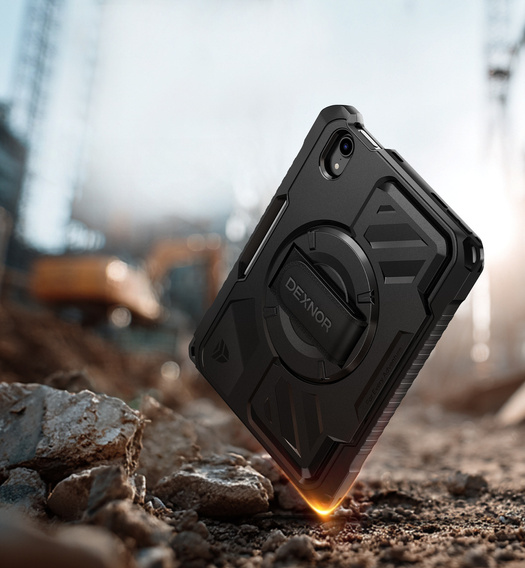 360° puzdro Dexnor s popruhom a držiakom na stylus pre iPad mini 8,3" 2021 (6. generácia) / iPad mini 8,3" 2024 (7. generácia)