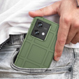 Obal na mobil pre Motorola Edge 40 Neo, Rugged Shield, zelený