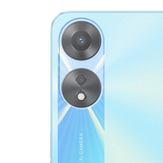 2x tvrdené sklo ERBORD na kameru Oppo A78 4G, priehľadné