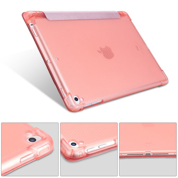 Puzdro pre iPad 9.7 2018 / 2017/ Air / Air 2, Smartcase s priestorom pre stylus, ružové rose gold