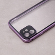 Puzdro pre iPhone 11, Magnetic Dual Glass, fialové