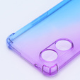 Puzdro pre Oppo Reno8 T, Gradient Dropproof, Fialová / modrá