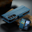 CASEME Litchi Wallet flipové puzdro pre Samsung Galaxy Z Fold7 5G