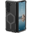 Urban Armor Gear Obal na mobil pre Galaxy Z Fold 5 5G, Plyo MagSafe, priehľadné / sivé