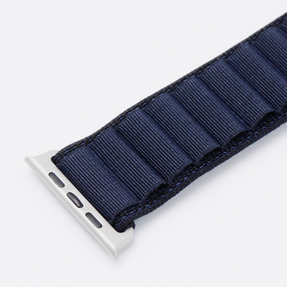 Nylonový remienok pre Apple Watch 1/2/3/4/5/6/7/8/SE/ULTRA 42/44/45/49 mm, námornícky modrý