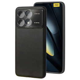 Kožené puzdro pre Xiaomi Poco F6 Pro, leather hybrid, čierne