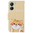Klapkové puzdro pre Xiaomi Redmi 13C / Poco C65, Wallet, Akita Dog, krémový