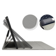 Obal na mobil pre Microsoft Surface Go 3/Go 2/Go, Wallet Pen Slot, sivé