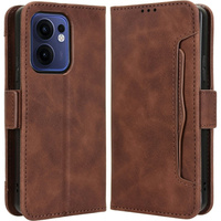Klapkové puzdro pre Oppo Reno 13F / Oppo Reno 13FS, Card Slot, hnedé