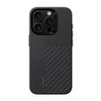 Puzdro BENKS Kevlar pre iPhone 16 Pro Max, pre MagSafe, Carbon Fiber, čierne