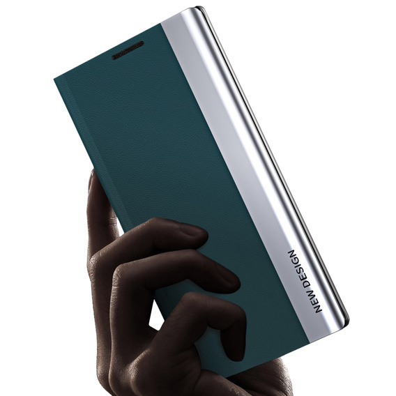 Klapkové puzdro pre Samsung Galaxy A34 5G, Side Magnetic, zelený