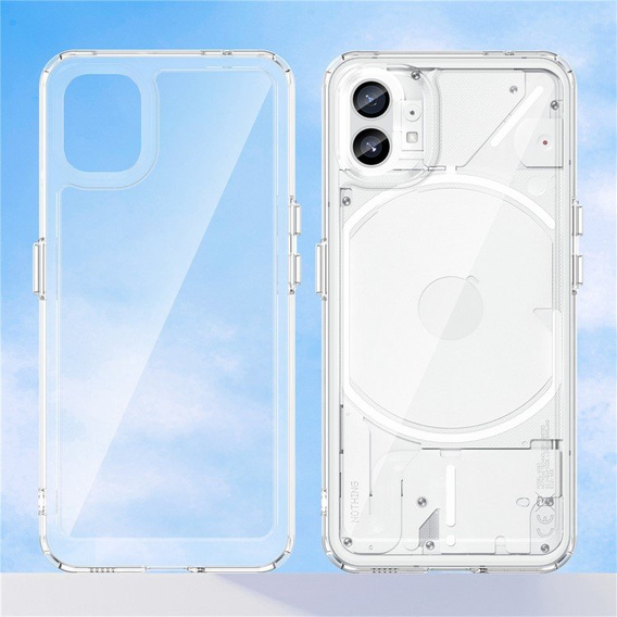 Obal na mobil pre Nothing Phone 1, Fusion Hybrid, priehľadné