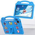 Detské puzdro pre iPad Air 10.9" 2022/2020 (5/4 gen.) / Pro 11" 2022/2021/2020 (4/3/2 gen.), Cute Patterns, so stojanom, modré