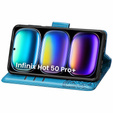 Klapkové puzdro pre Infinix Hot 50 Pro+ 4G, Butterfly, modré
