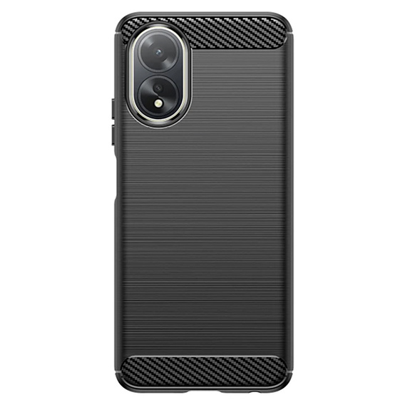 Obal na mobil pre Oppo A38 4G / Oppo A18 4G, Carbon, čierne