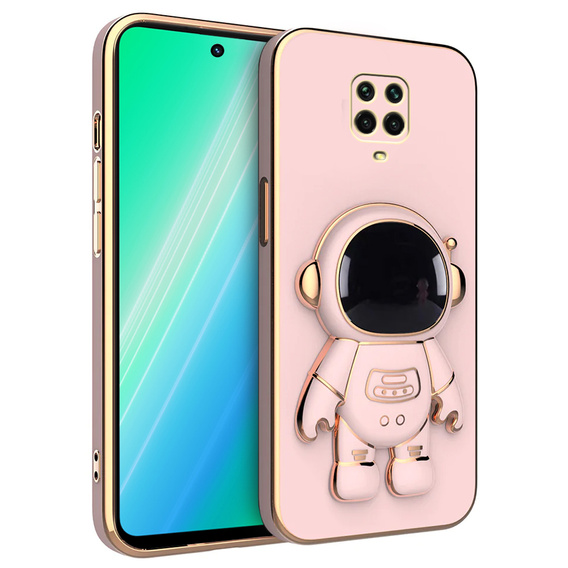 Obal na mobil pre Xiaomi Redmi Note 9 Pro / 9s, Astronaut, ružové rose gold