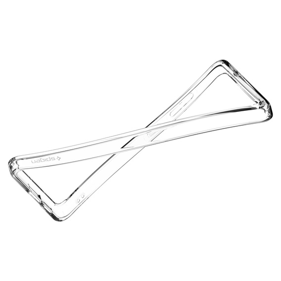 Puzdro MagSafe Spigen pre Samsung Galaxy S25+ Plus, Ultra Hybrid, transparentné / biele + tvrdené sklo 9H