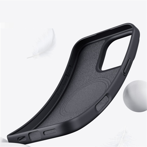Puzdro pre iPhone 16 Pro, Aramid Fiber Cover, čierne