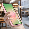 Puzdro pre Samsung Galaxy A56 5G, pre MagSafe, ERBORD Matt Case, ružové + sklo na displej