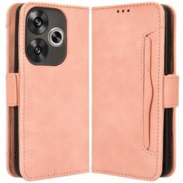Klapkové puzdro pre Xiaomi Poco F6, Card Slot, ružové