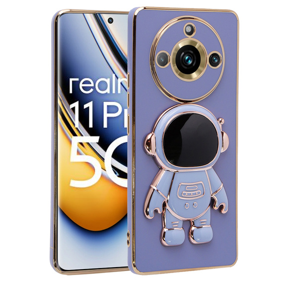 Obal na mobil pre Realme 11 Pro / 11 Pro +, Astronaut, modré