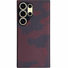 Puzdro pre Samsung Galaxy S24 Ultra, Aramid Fiber MagSafe, červené