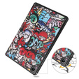Puzdro pre Lenovo Tab M10 Plus 10.6 Gen 3 TB-125F TB-128F, Smartcase, graffiti