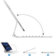 Puzdro s klávesnicou Dracool pre iPad Air 13" 2024 (6 gen.) / Pro 12.9" 2022/2021/2020 (6/5/4 gen.), biele