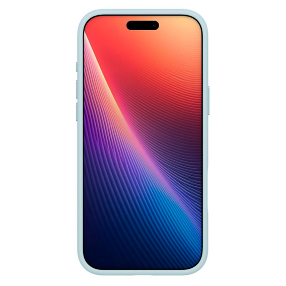 Spigen puzdro pre iPhone 17 Pro, Silicone Fit MagSafe, Mute Blue
