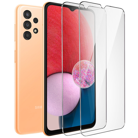 2x tvrdené sklo pre Samsung Galaxy A13 4G/5G, ERBORD 9H Hard Glass na displeji