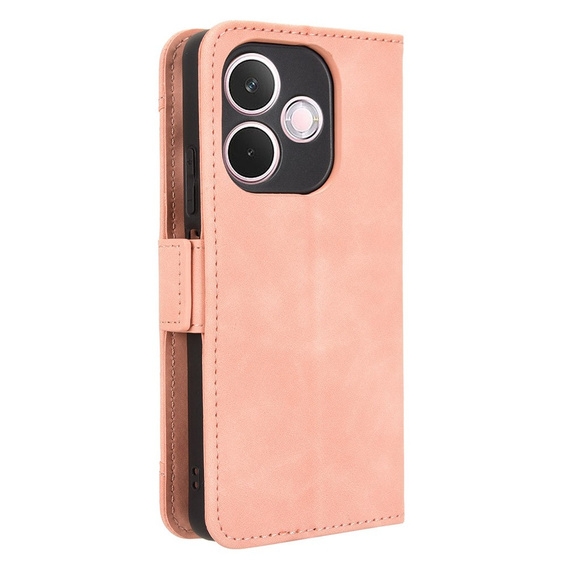 Klapkové puzdro pre Oppo A5 Pro 5G, Card Slot, ružové
