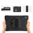 Obrnené puzdro pre Lenovo Tab P11 Pro Gen 2 TB132FU TB132XU 11.2", ochranné 360 so slotom na stylus, čierne